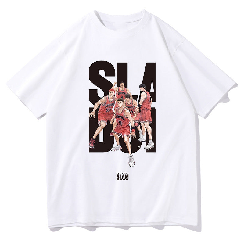 Slam Dunk Legends Anime Basketball Heroes Print Tee