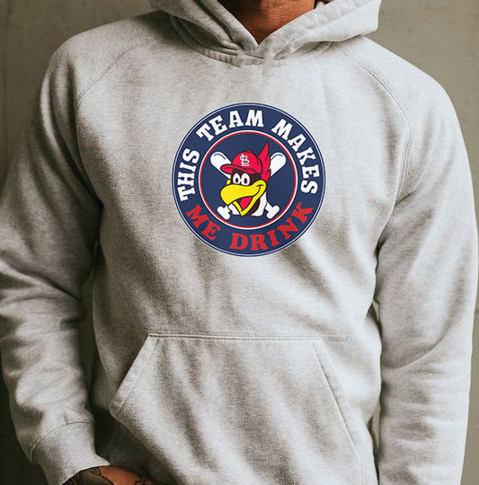 St. Louis Cardinals Baseball Fleeced Hoodie