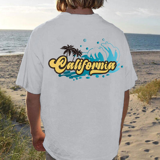 NOVAROPA™ California Men's Cotton Short Sleeve T-shirt