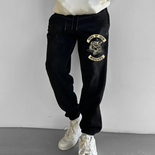 Sons of Odin Print Men's Sweatpants