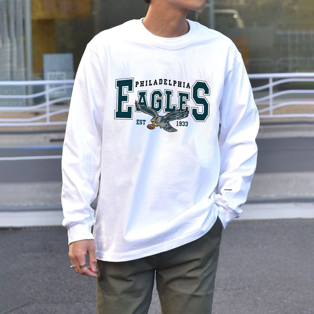 Philadelphia Eagles Print Men's Long Sleeve T-shirt