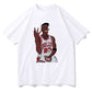 Basketball Legend Jordan's Cartoon Portrait Men's Tee