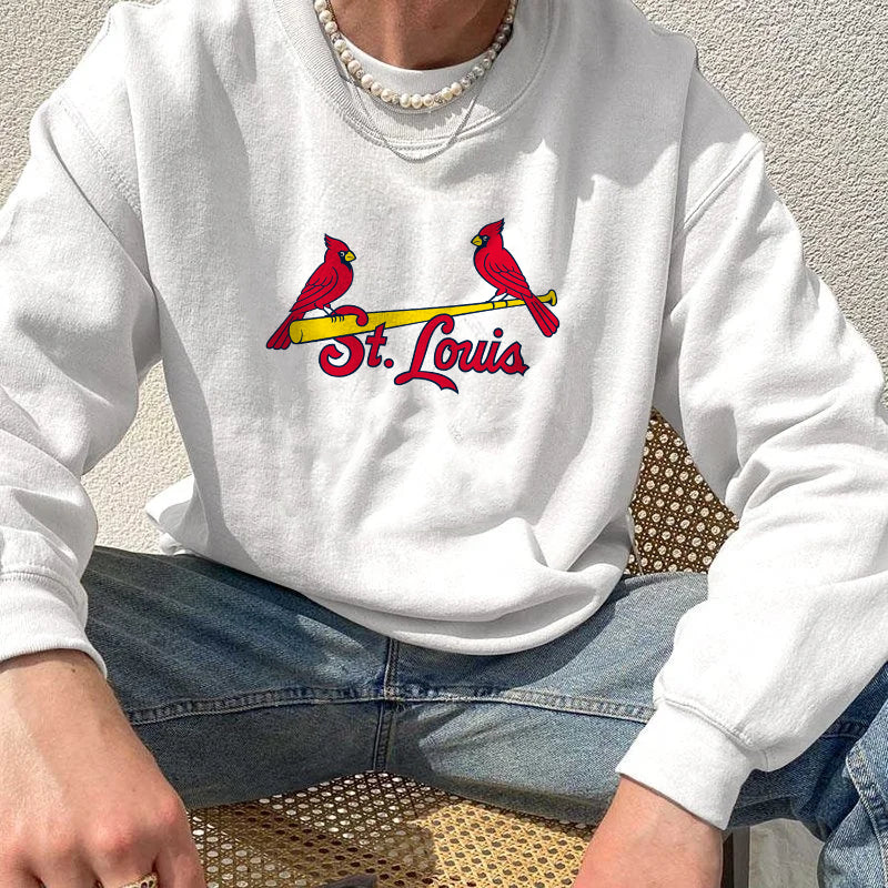 St. Louis Cardinals Baseball Men's Neck Sweatshirt