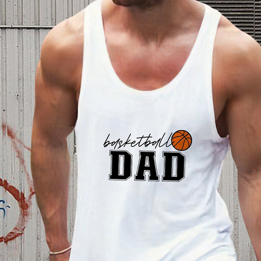 Basketball Dad Men's Casual Tank Top-A