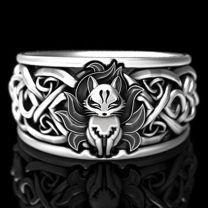 The Viking Fox Celtic Ring