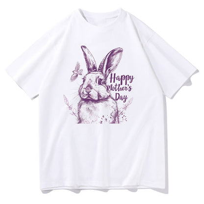 Happy Mother's Day Purple Bunny Women's T-shirt