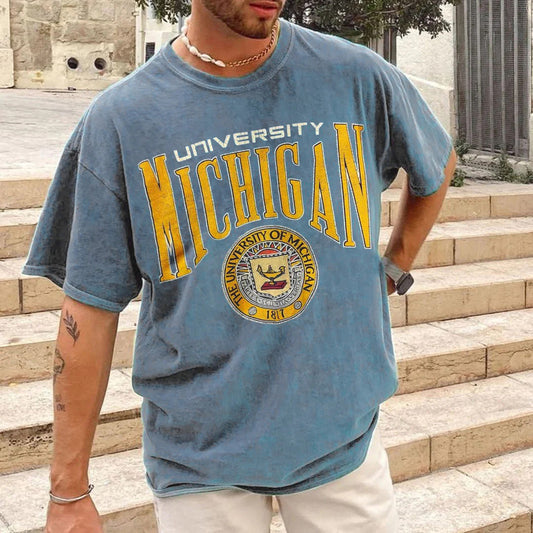 University of Michigan 1817 Men's Retro T-Shirts