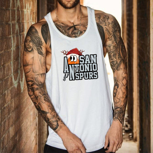 NOVAROPA™ San Antonio Spurs Basketball Men's Tank Top-A