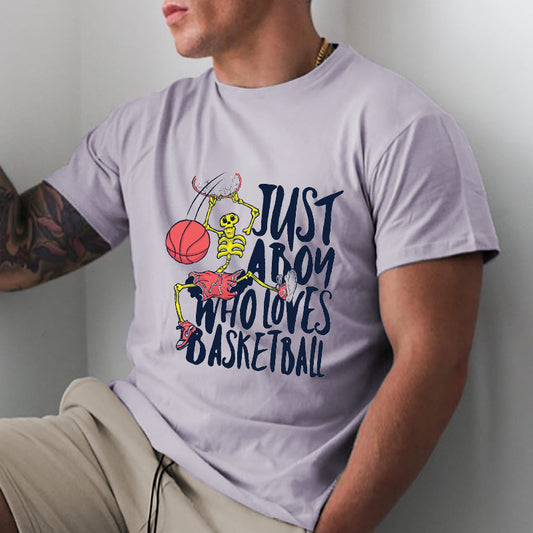 Playful Basketball Skeleton Fun T-shirt