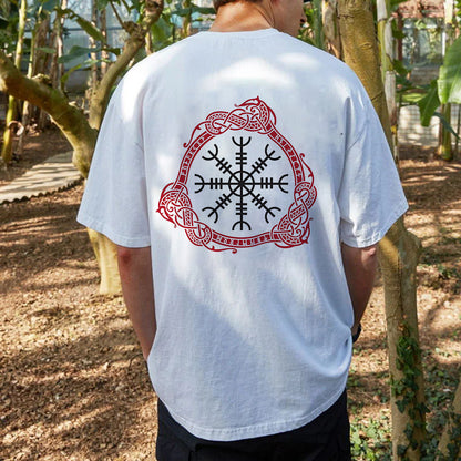 Viking Symbols Men's Cotton T-shirt