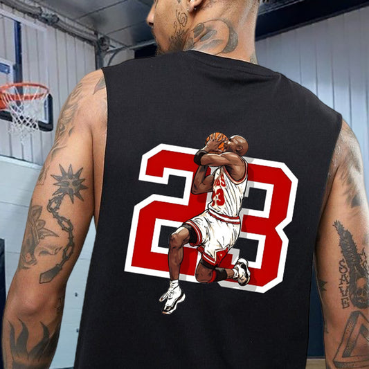 Number 23 Basketball Fans Men's Tank Top-B