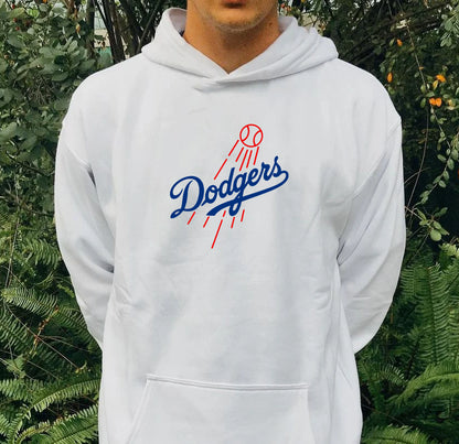 Los Angeles Dodgers Baseball Men's Fleeced Hoodie