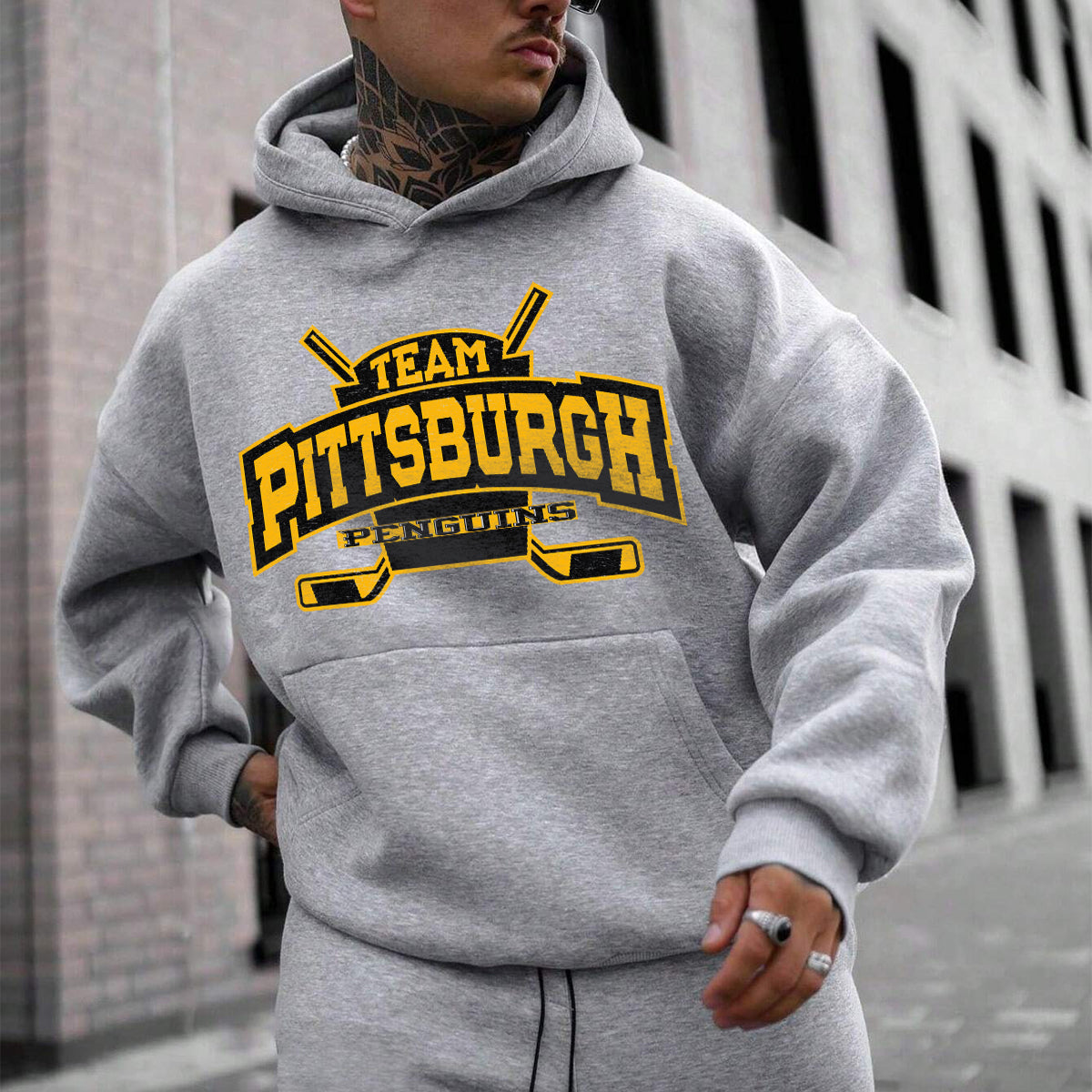 Pittsburgh Penguins Men’s Fleeced Hoodie