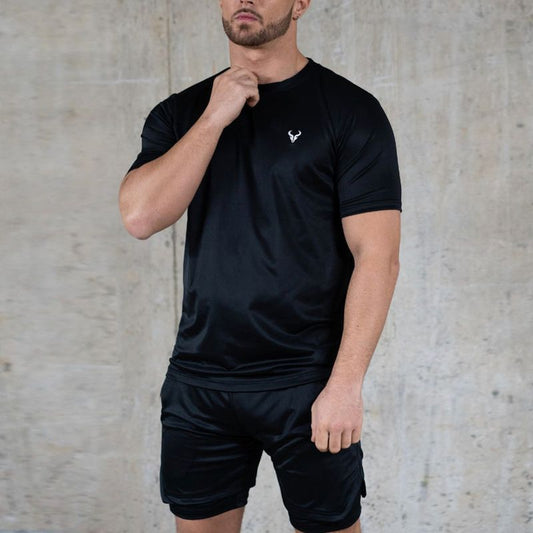 Clearance-Men's Black Two Pieces Suit