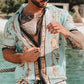 Men's Hawaiian Style Beachwear Outfits Shirt Sets