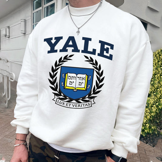 Yale Men's Streetwear Casual Sweatshirts