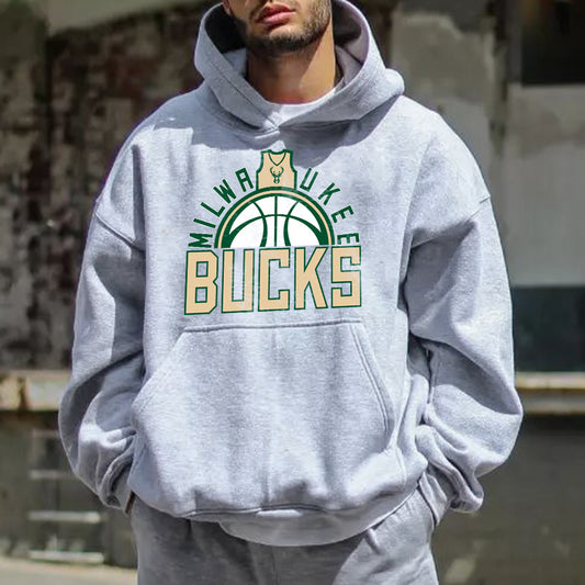 Milwaukee Bucks Men's Fleeced Hoodie