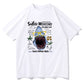 Born To Be Wild Shark Print Men's Oversized Tee