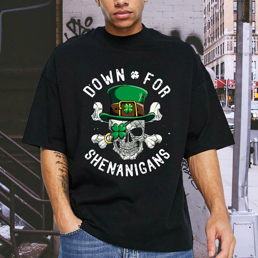 Playful Irish Shenanigan Skull St. Paddy's Shirt