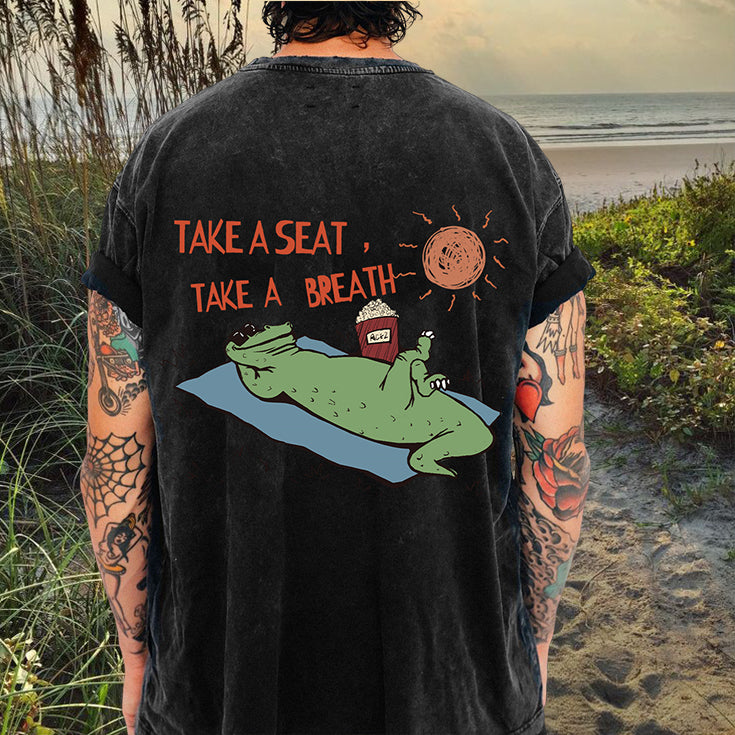 acid wash graphic t-shirt oversized fit