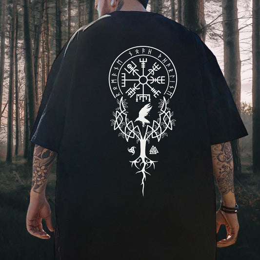 Norse Mythology Viking Runes Graphic T-shirt