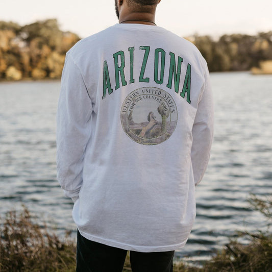 Arizona States Men's Casual Long Sleeve T-Shirts