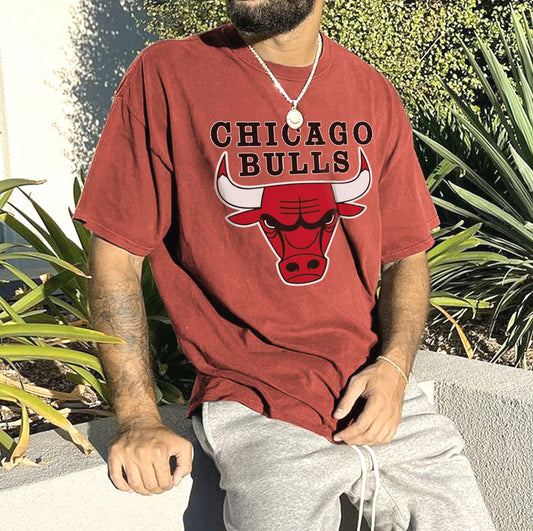 Clearance-Chicago Bulls Men's Summer Casual T-shirts