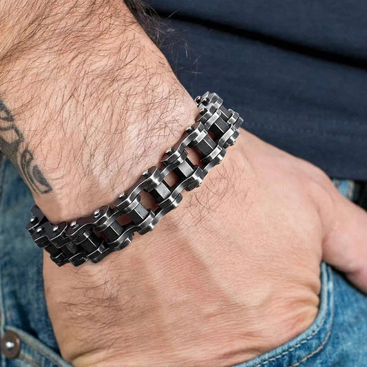 Stainless Steel Men's Bracelets in Punk Fashion