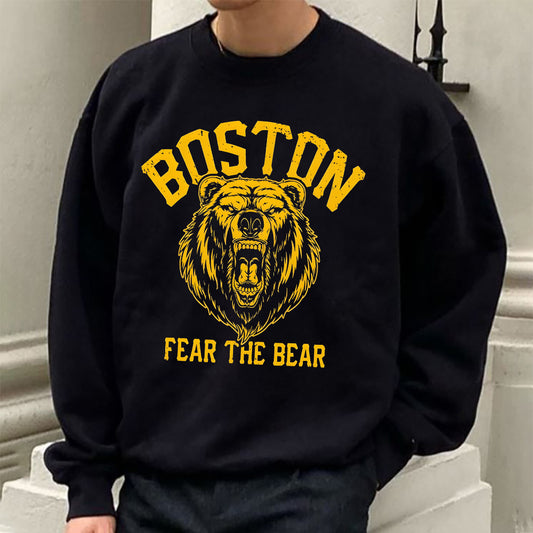 Boston Bruins Round Neck Men's Sweatshirt