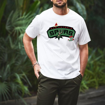 NOVAROPA™ San Antonio Spurs Basketball cotton T-shirts