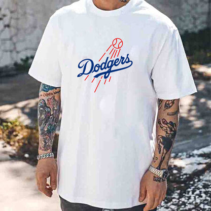 Dodgers Baseball Men's Cotton T-shirt