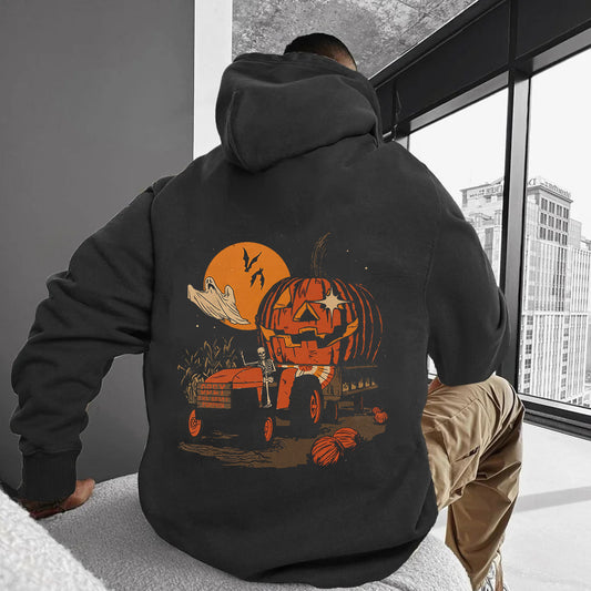 Halloween Horror Night Fleece Oversized Hoodie