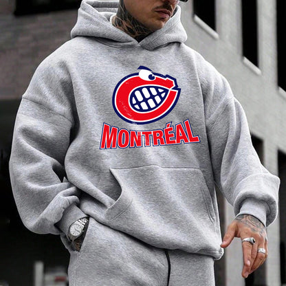 Montreal Canadiens Casual Fleeced Hoodie