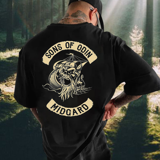 Sons of Odin Norse Mythology Men's T-shirt