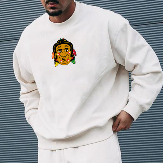 Chicago Blackhawks Round Neck Men's Sweatshirt