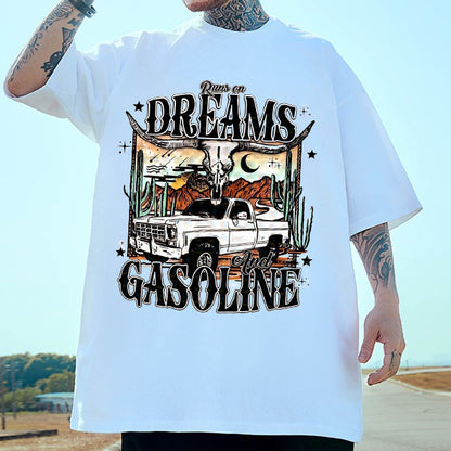 Runs on Dreams Cotton T-shirt