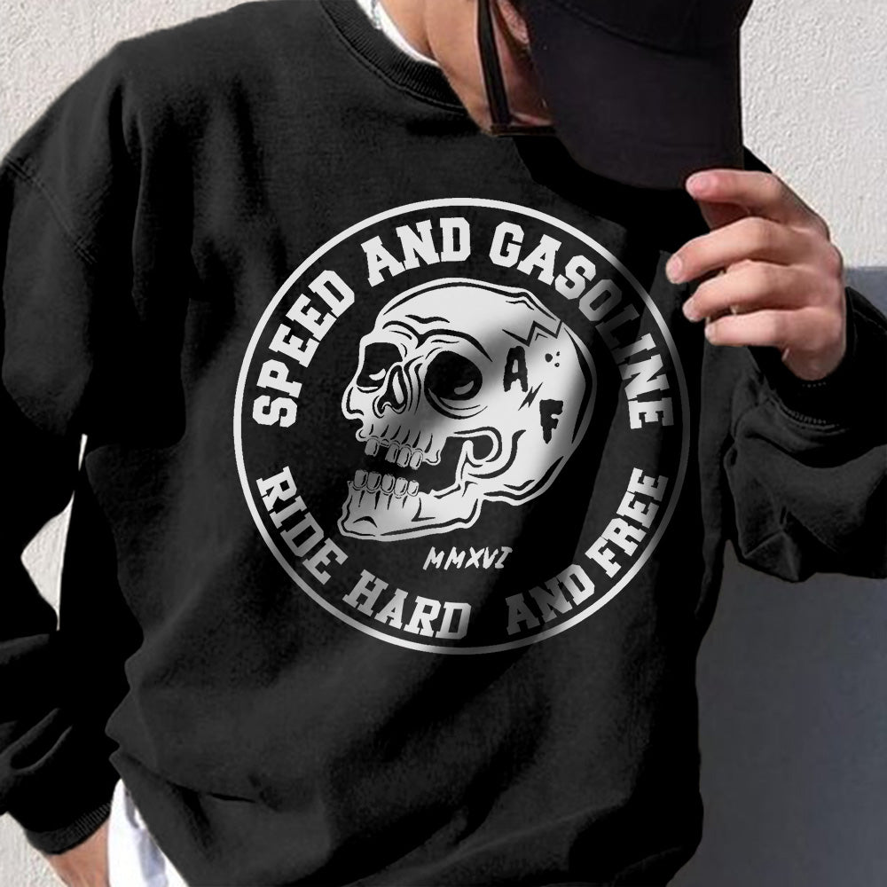 Long Sleeve Men's Crew Neck Sweatshirt