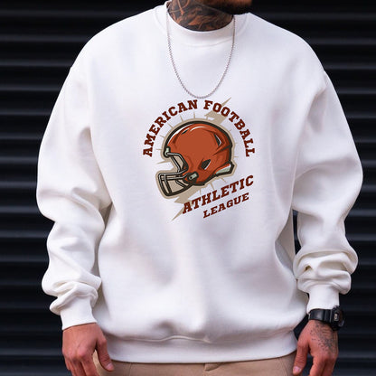 American Football Print Men's Sweatshirt