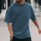 Solid Color Loose Casual Short Sleeve Men's T-Shirt