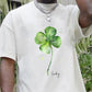 Watercolor Clover Men's Lucky Charm T-shirt