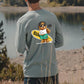 Surfing Bear Long Sleeve Cotton Tee 230 GSM-A