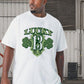 Lucky 13 Shamrock Irish Pride Men's White Tee