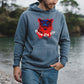 NOVAROPA™ Cheetah Graphics Casual Fleece Hoodie