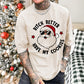 Santa Claus Letter Print Cotton Tee