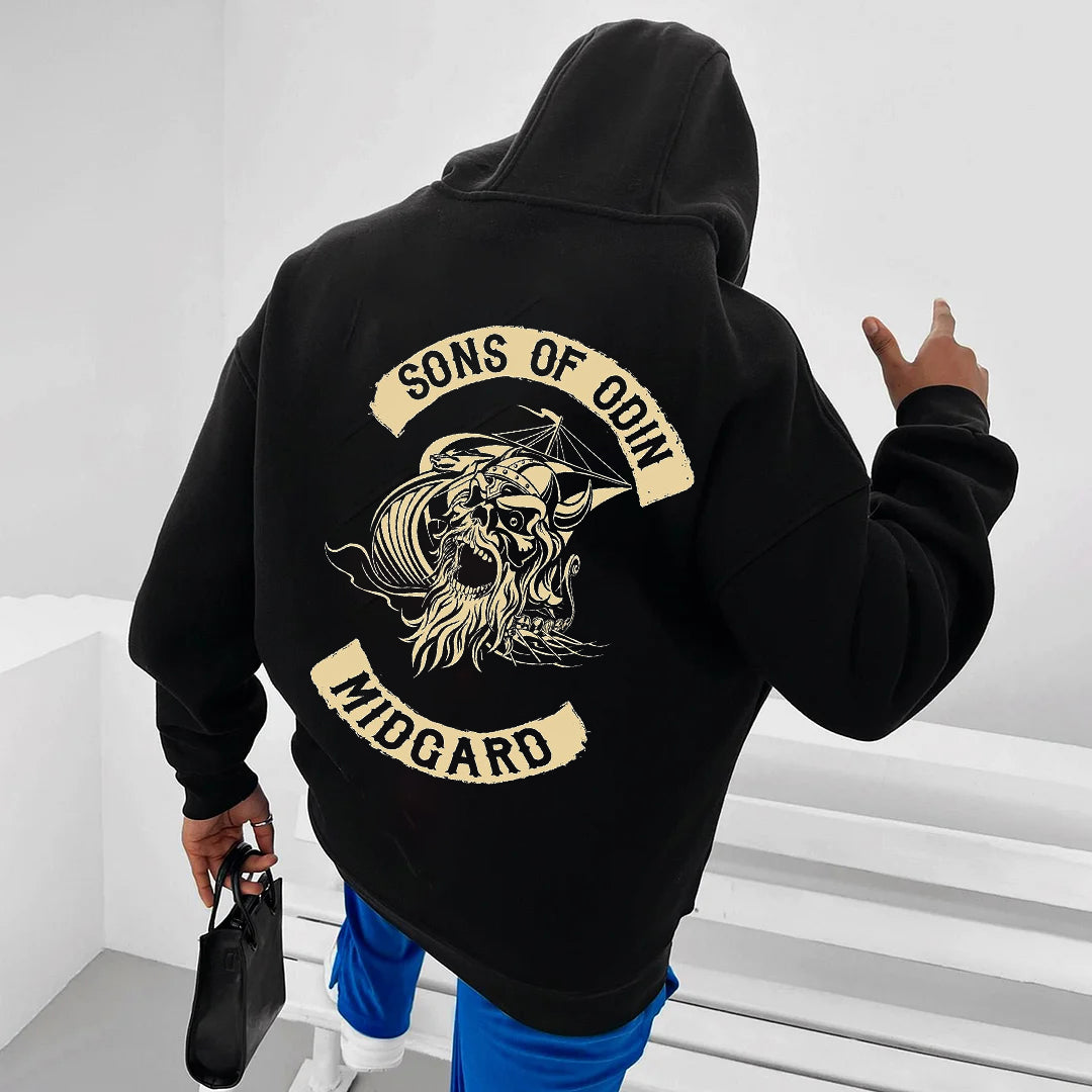 Son of Odin Oversize Fleece Hoodie