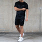 Clearance-Men's Black Two Pieces Suit
