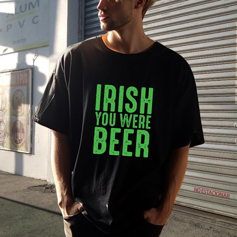 Beer Lover's Irish Wordplay Playful Pint T-Shirt