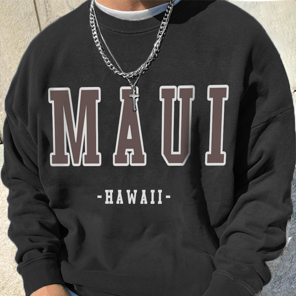 Clearance-MAUI Men's Sweatshirt-S