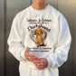 Graphic Print Men's Crewneck Sweatshirt