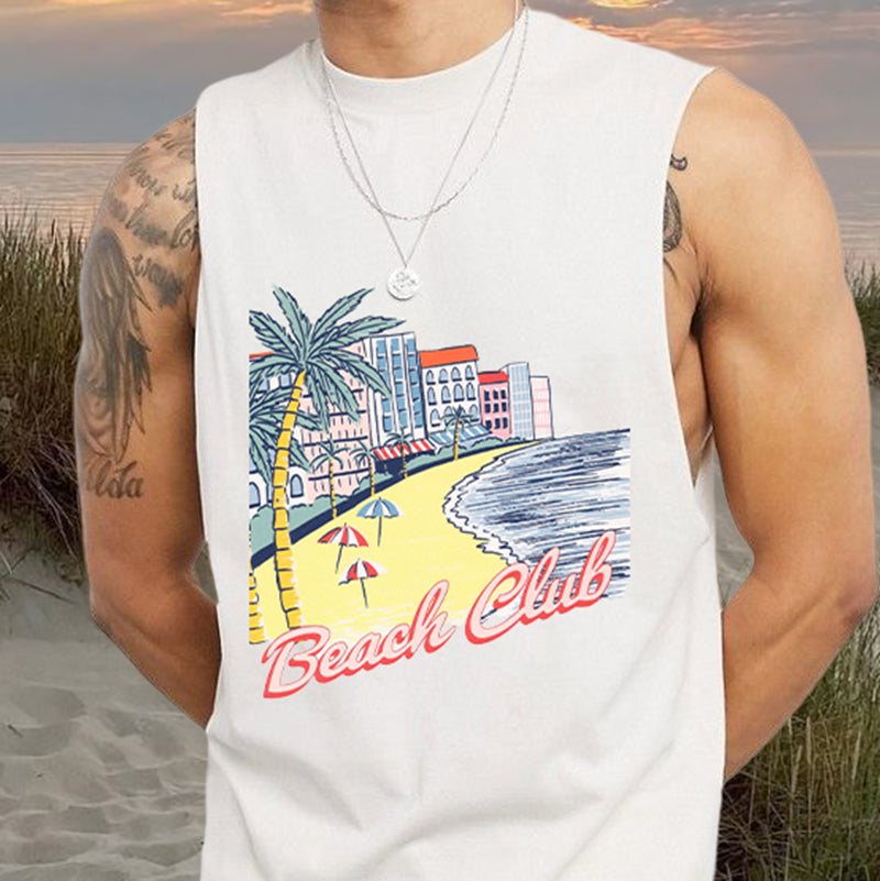 Men's Beach Club Tank Top-B